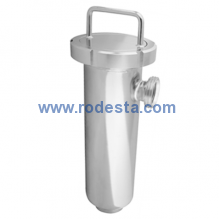 Strainer angle type